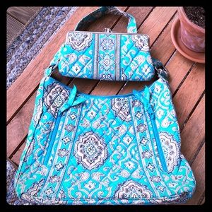 SALE Vera Bradley Totally Turquoise tote & wallet